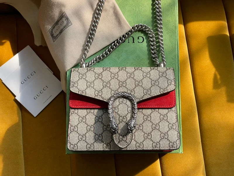 Ladies Gucci shoulder bags with a magnetic - closure flapWF - Gucci Bags - 13119