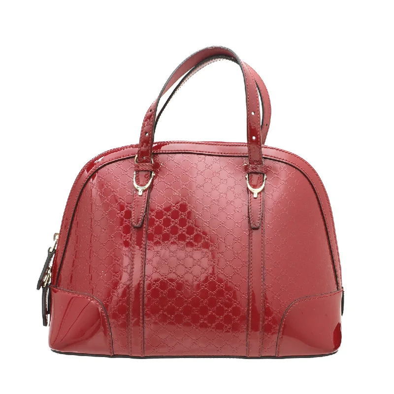 Ladies Gucci shoulder bags with a single - handle designGucci Red GG Microguccissima Nice Small Bag