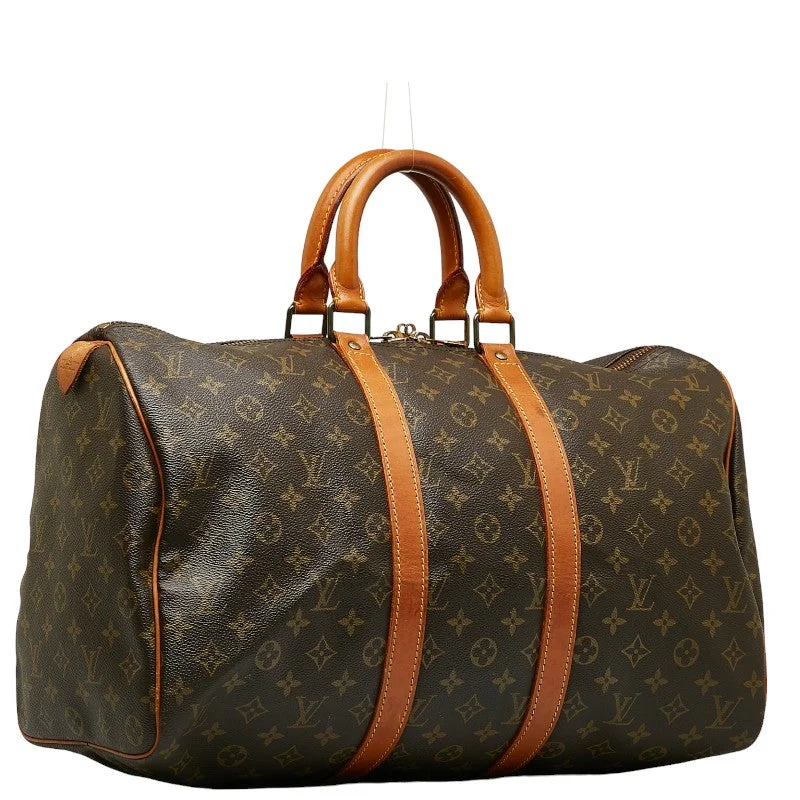 Louis Vuitton backpacks with a sleek, minimalist design for styleLouis Vuitton Monogram K-Polar 45 Boston Bag M41428 Brown PVC Leather  Louis Vuitton