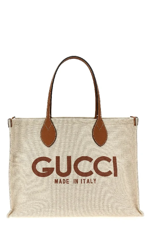 Medium - sized Women Gucci handbags for everyday useGucci Women Logo Shopping Bag