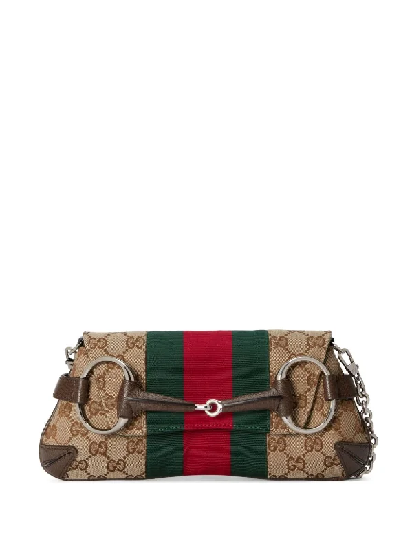 Gucci handbags for women with a back - zip pocketGucci Women Horsebit Shoulder Bag