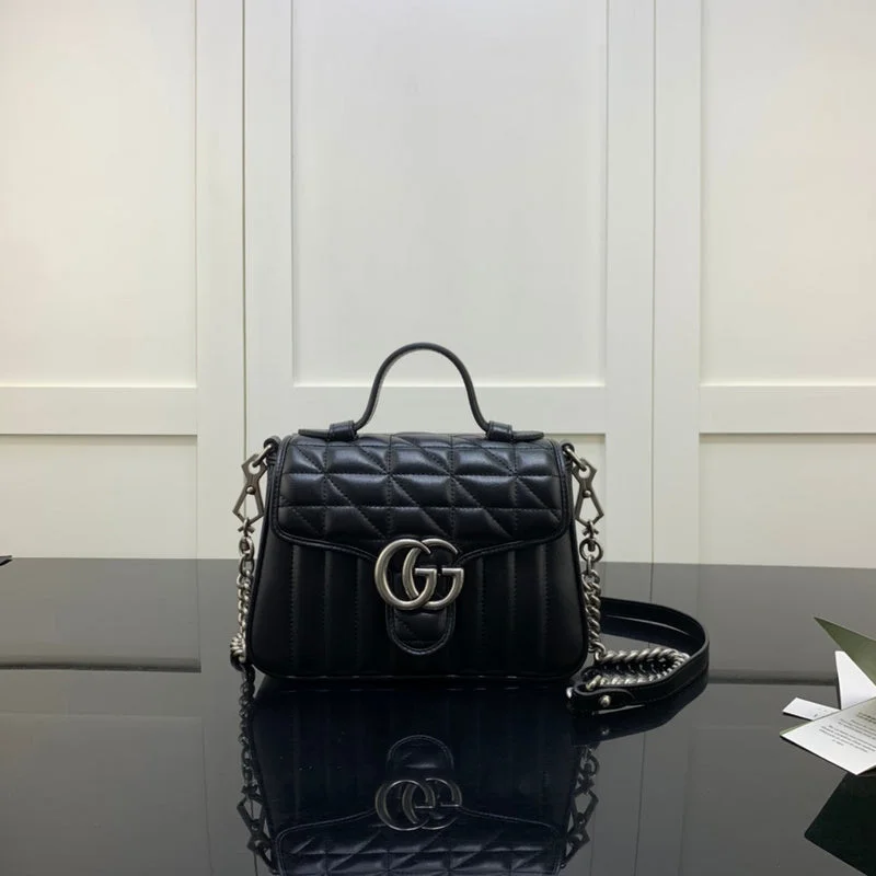 Women Gucci Sylvie bags with a monogram - embossed leatherWF - Gucci Bags - 13012