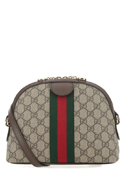 Women Gucci bags with a front - flap pocket for quick - access itemsGucci Women Gg Supreme Fabric Ophidia Crossbody Bag