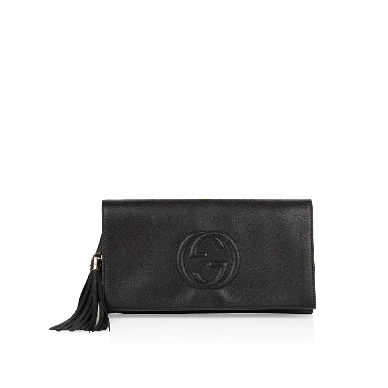 Ladies Gucci shoulder bags with a wide - width strapGucci Soho Clutch