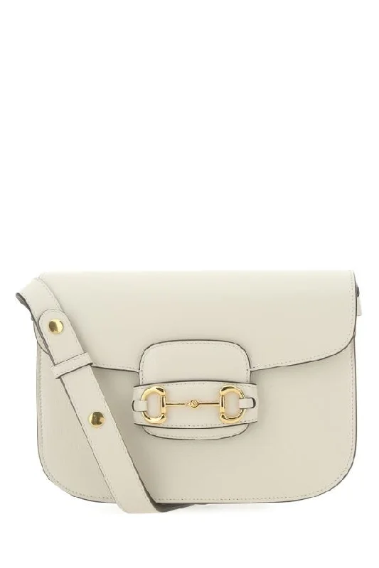 Ladies Gucci Dionysus bags with a chain - link shoulder strapGucci Women Ivory Leather Horsebit 1955 Shoulder Bag