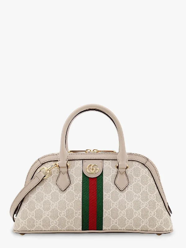 Ladies Gucci shoulder bags with a magnetic - closure flapGucci Women Gucci Beige Handbags