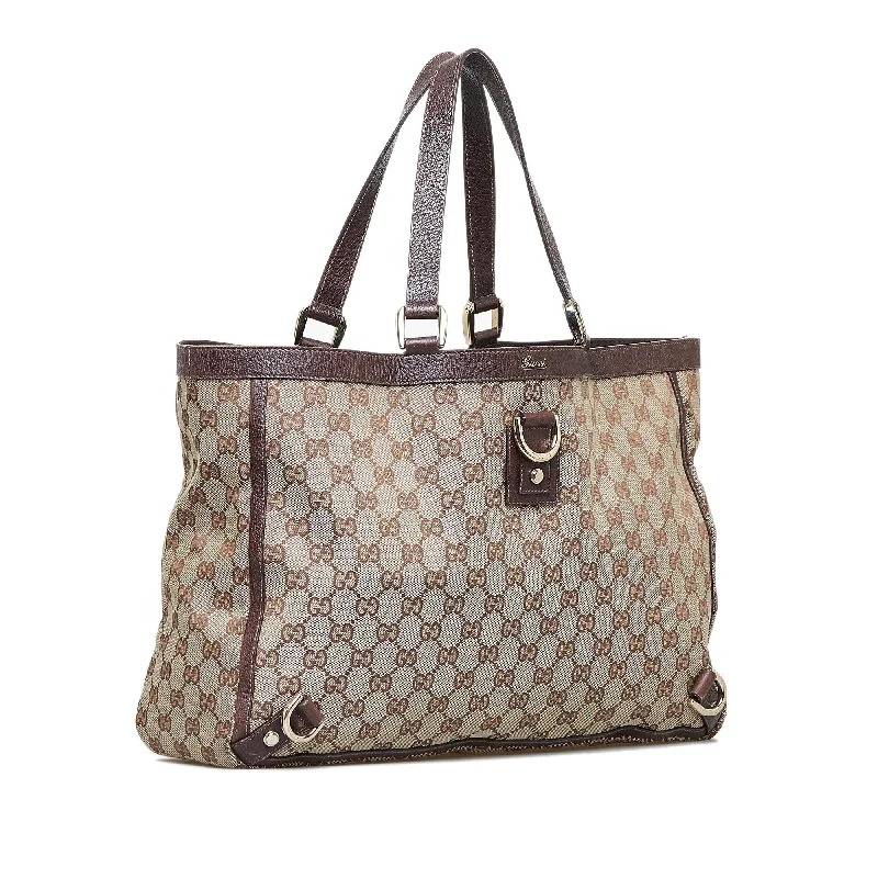 Ladies Gucci Dionysus bags with a star - shaped charmGucci GG Canvas Abbey D-Ring Tote (pl2U9i)