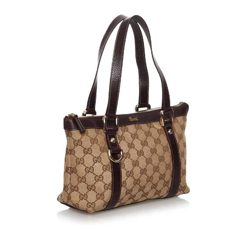 Gucci Marmont bags for women with gold - toned hardwareGucci GG Canvas Abbey Handbag (30658)