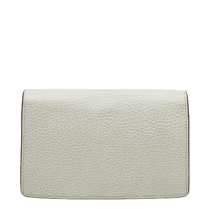 Ladies Gucci Dionysus bags with a detachable shoulder strapGucci White Dionysus Super Mini Bag