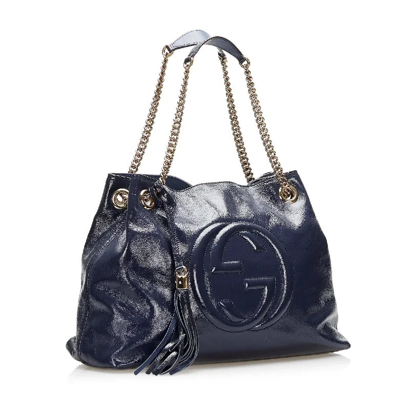 Small - sized Women Gucci shoulder bags for evening outingsGucci Soho Chain (SHG-37502)