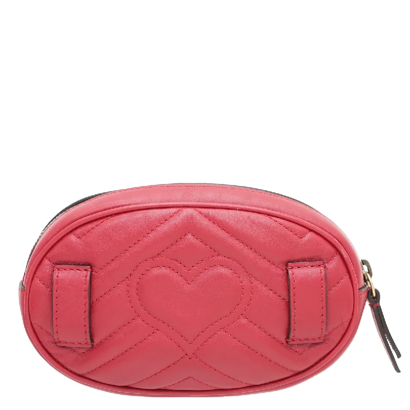 Ladies Gucci Dionysus bags with a star - shaped charmGucci Red GG Marmont Belt Bag