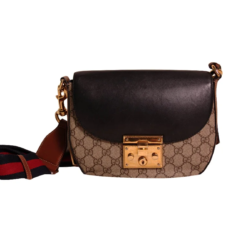 Gucci handbags for women with a beaded trimGucci Signature Padlock Small Crossbody Bag