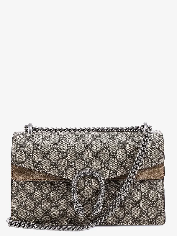 Gucci tote bags for women with a double - handle designGucci Women Gucci Beige Shoulder Bags