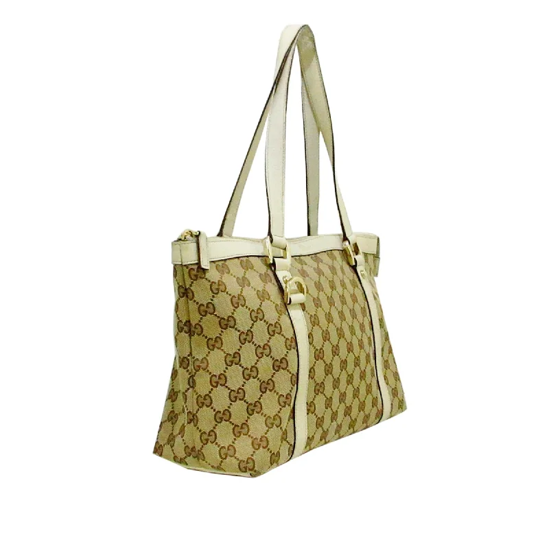 Gucci Marmont bags for women with a snakeskin - effect panelGucci GG Canvas Abbey Shoulder Bag (32100)