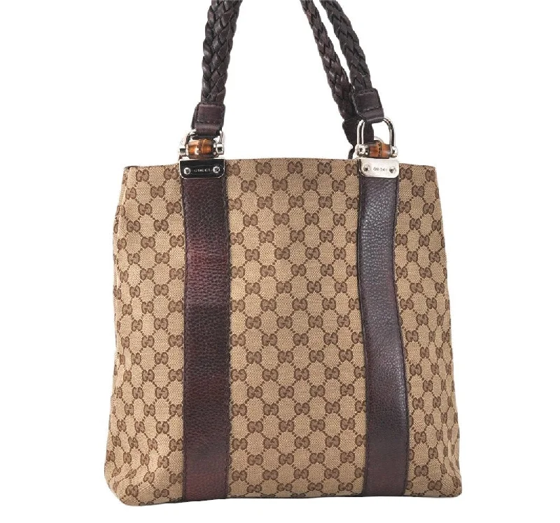 Ladies Gucci Dionysus bags in a pastel colorAuthentic GUCCI Bamboo Shoulder Hand Bag GG Canvas Leather 232946 Brown 3645K