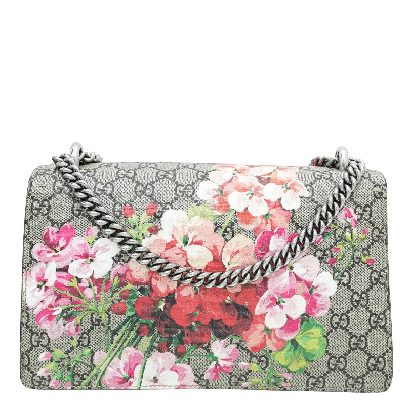 Gucci Dionysus bags for women with tiger - head claspsGucci Bicolor Dionysus Blooms Print Small Bag