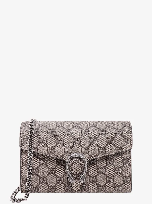 Women Gucci bags with a detachable mobile phone holderGucci Women Gucci Brown Shoulder Bags