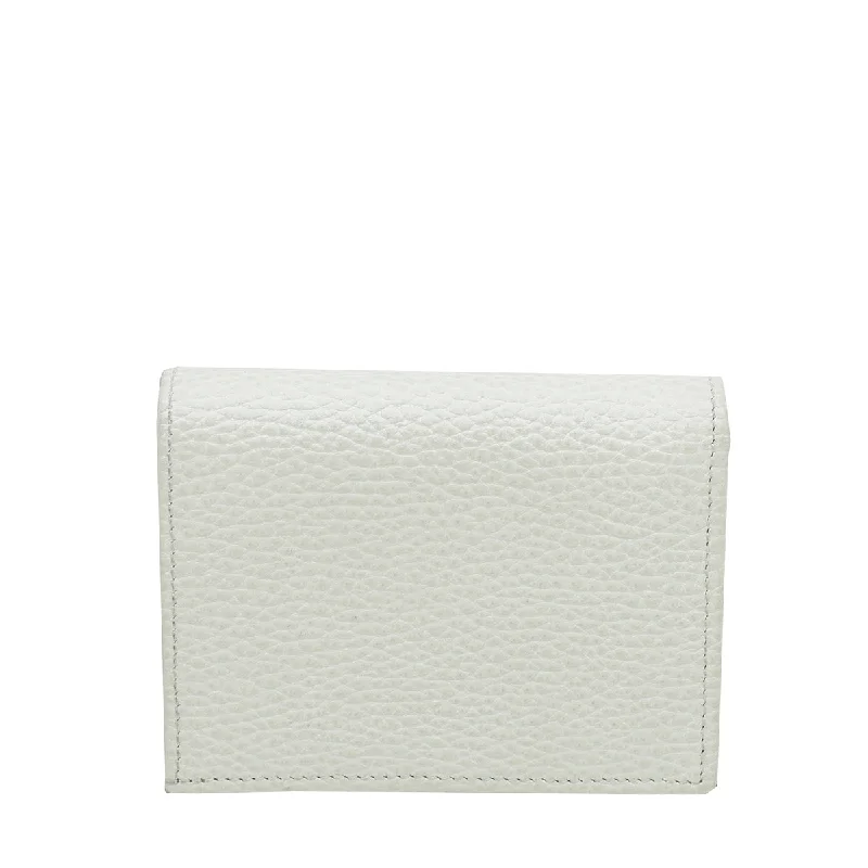 Ladies Gucci shoulder bags with a single - handle designGucci Off White GG Marmont Bow Card Case