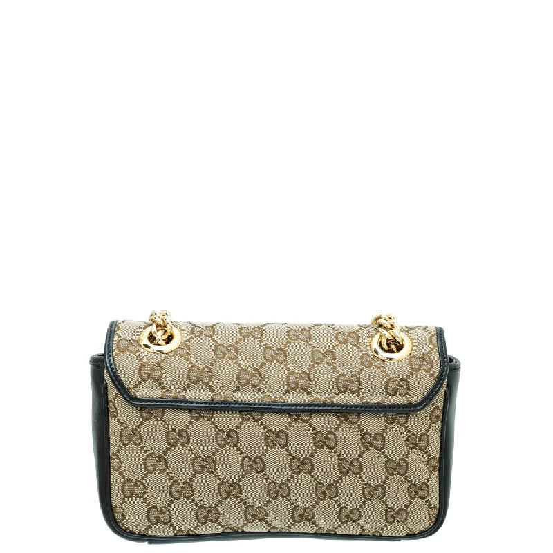 Ladies Gucci Dionysus bags with a star - shaped charmGucci Bicolor GG Mamront Mini Bag