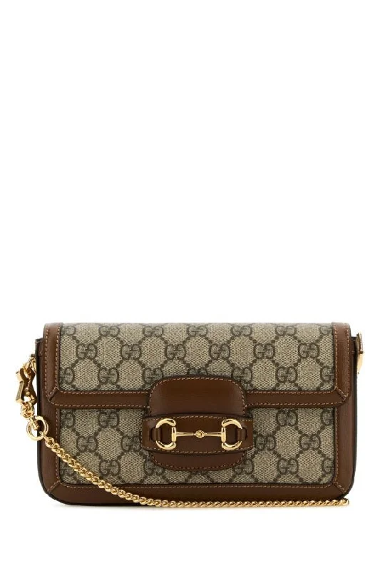 Gucci tote bags for women with a spacious interiorGucci Women Gg Supreme Fabric Mini Gucci Horsebit 1955 Handbag