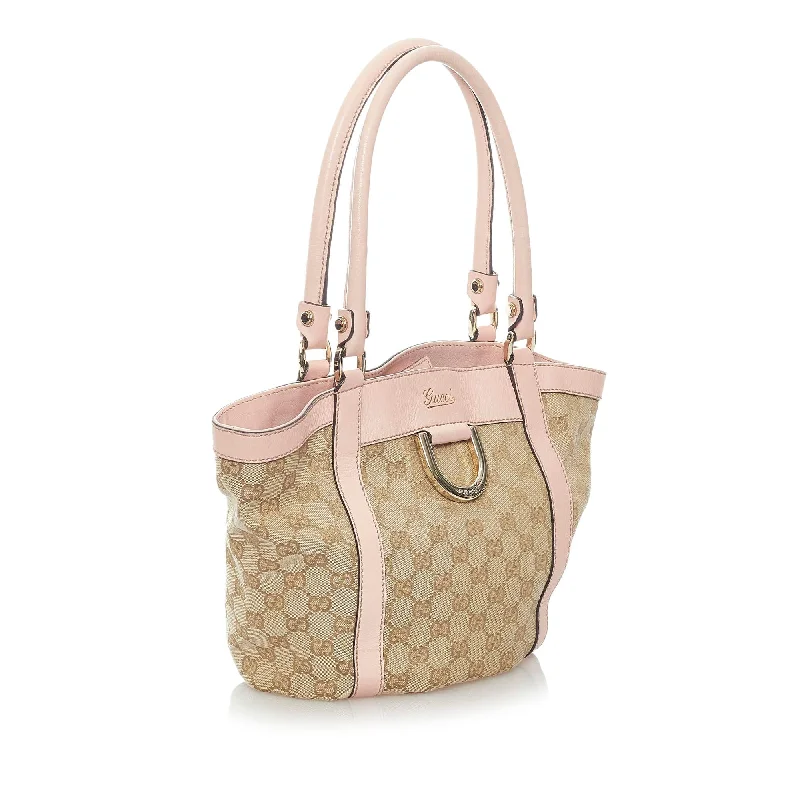 Ladies Gucci shoulder bags with a wide - width strapGucci GG Canvas Abbey Handbag (37762)