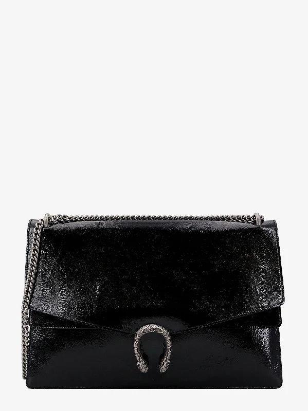 Ladies Gucci shoulder bags with a single - handle designGucci Women Gucci Black Shoulder Bags