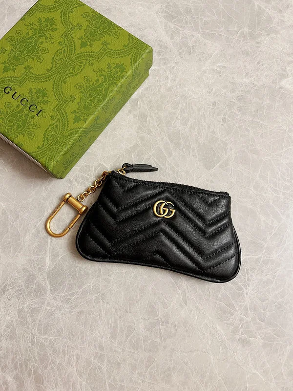 Women Gucci bags with a zip - around closure for securityWF - Gucci Bags - 12895