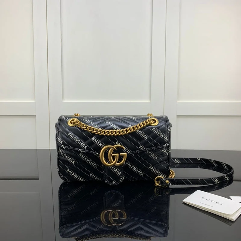 Ladies Gucci shoulder bags with a magnetic - closure flapWF - Gucci Bags - 1289