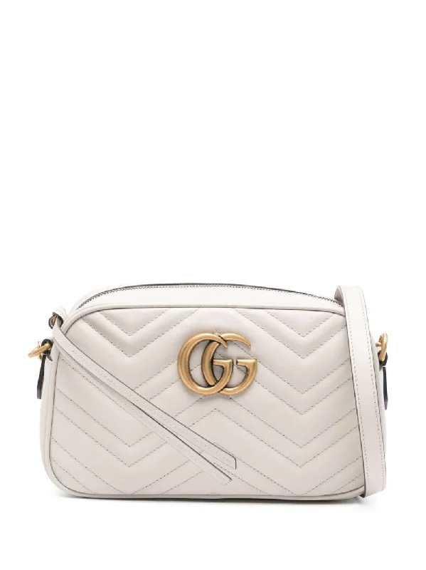 Gucci tote bags for women with a spacious interiorGucci Women Gg Marmont Small Leather Shoulder Bag