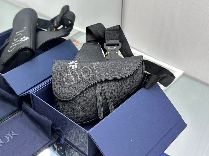 Christian Dior Saddle bags with a studded trim for a bold lookWF - Dior Bags - 603